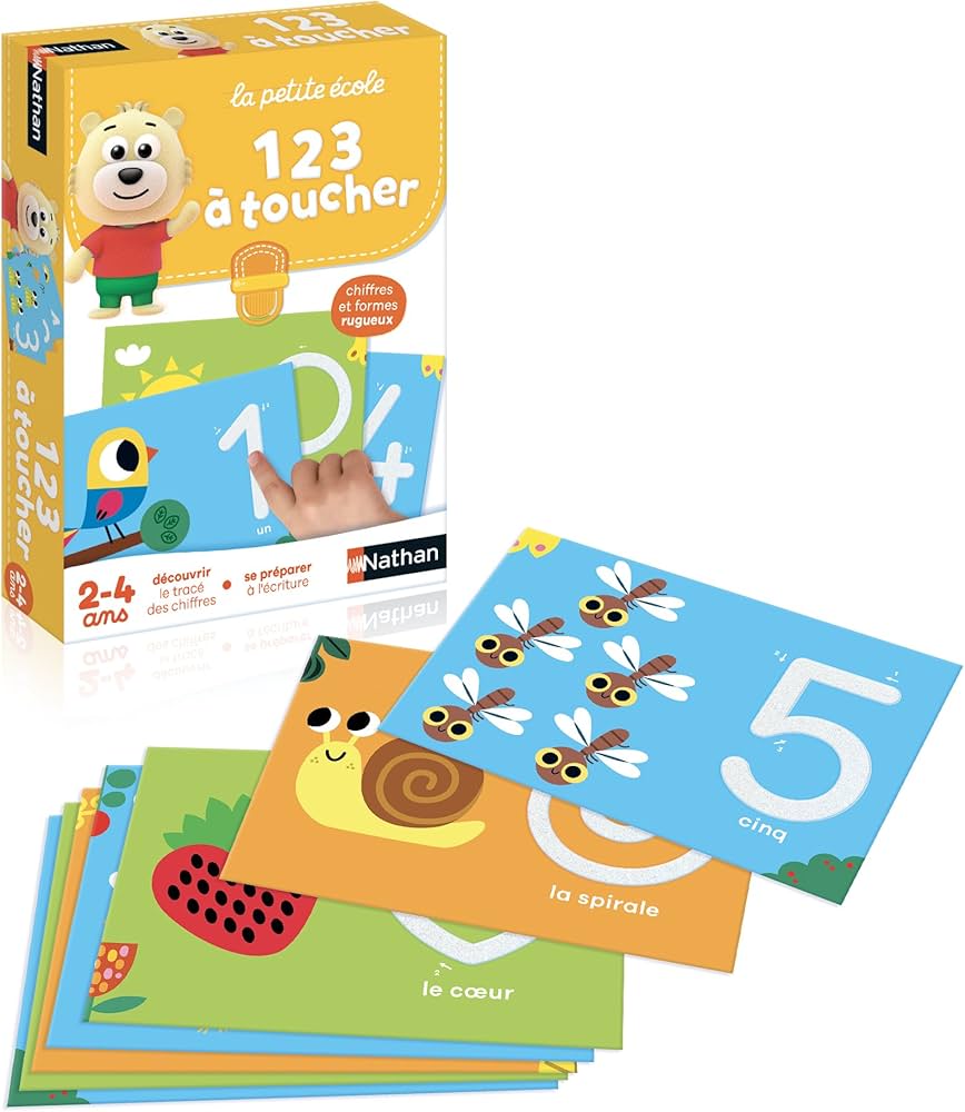 Nathan - La Petite École : 1 2 3 à Toucher - Jeu Éducatif pour Découvrir les Chiffres ناثان - المدرسة الصغيرة: 1 2 3 للمس - لعبة تعليمية لاكتشاف الأرقام