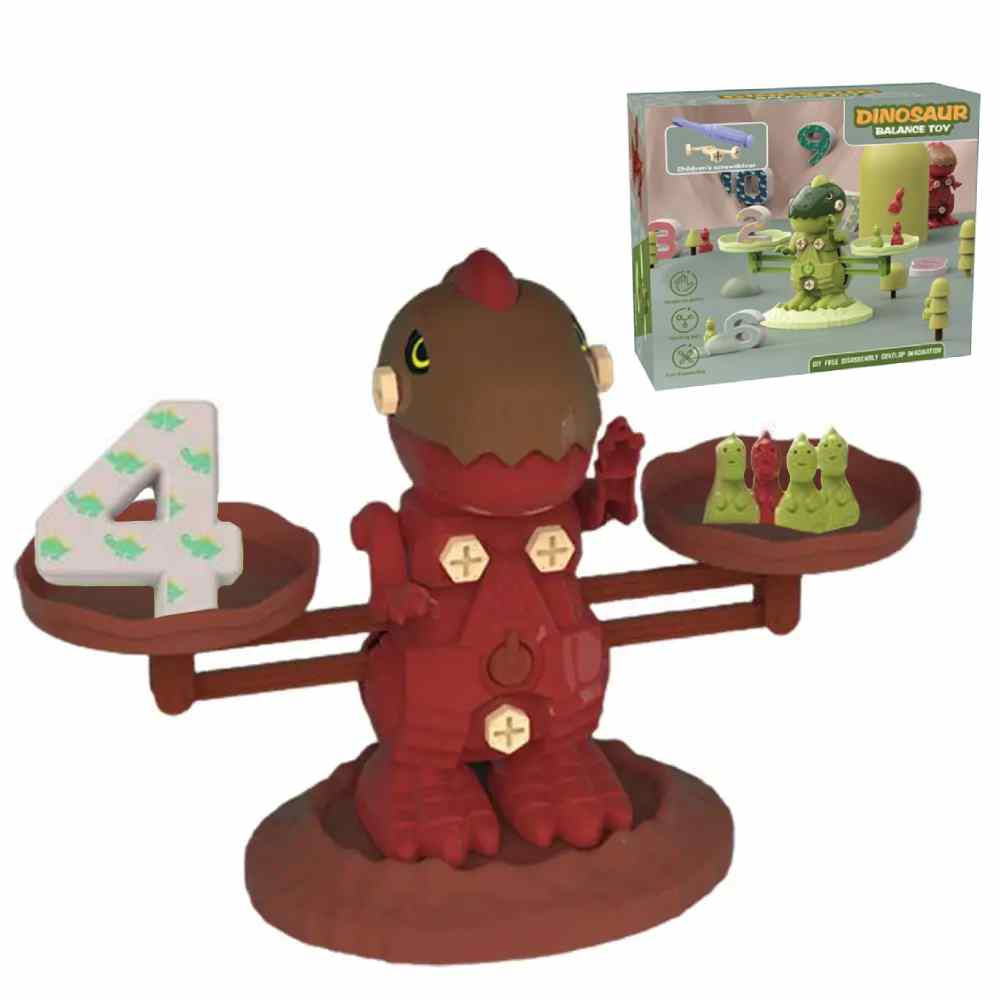 Balance Dinosaure pour l'Apprentissage des Mathématiques - ميزان الديناصور لتعلم الرياضيات