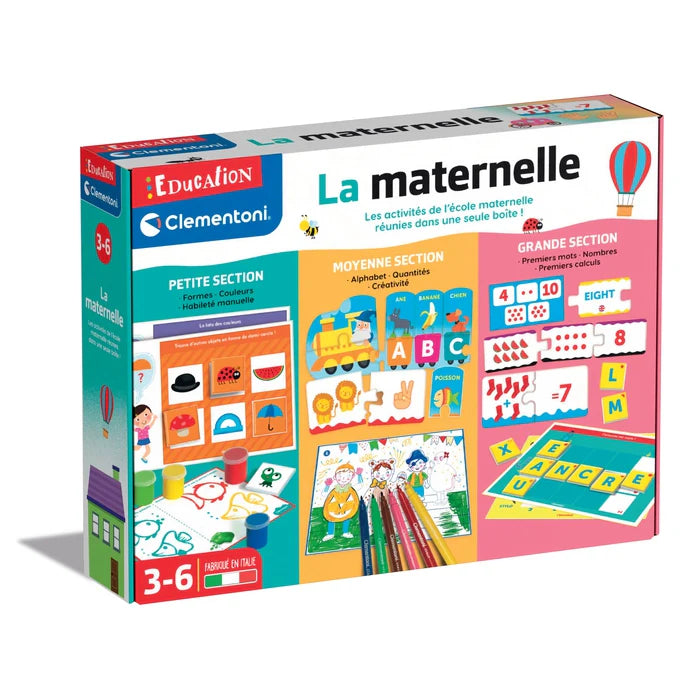 Coffret Éducatif "La Maternelle" de Clementoni - Jeux pour Éveil Créatif et Éducatif مجموعة الألعاب التعليمية "الروضة" من كليمنتوني - ألعاب لتنمية الإبداع والتعليم
