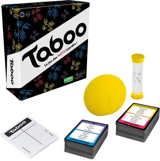 Taboo Classique de Hasbro - Jeu de Société de Mots pour Adolescents et Adultes تابو الكلاسيكية من هاسبرو - لعبة مجتمعية للكلمات للمراهقين والبالغين