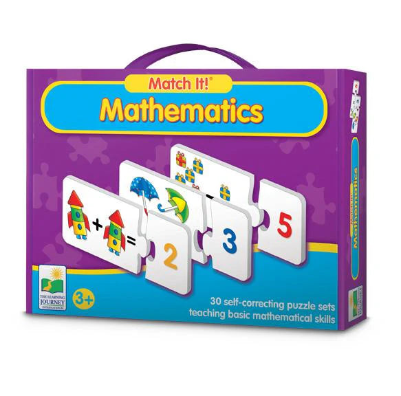 Match It - Mathématiques : Puzzle Éducatif pour Apprendre les Chiffres et les Calculs de Base - ماتش إت - الرياضيات